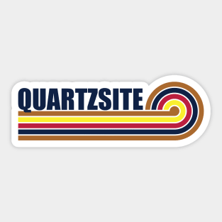 Quartzsite Arizona horizontal sunset Sticker